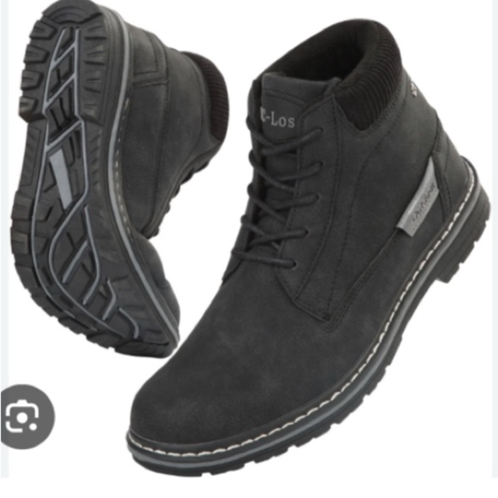 CC-Los Mens Waterproof Hiking Boots Outdoor Lightweight Ankle Dress Chukka Boots